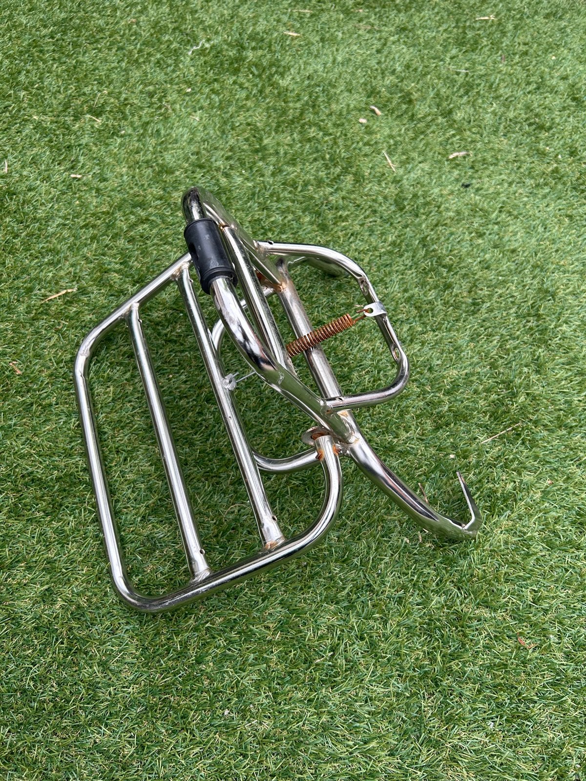AGM VX50 Achterrekje Chroom - Gebruikt, Fietsen en Brommers, Brommeronderdelen | Scooters, Gebruikt, Overige merken, Overige typen
