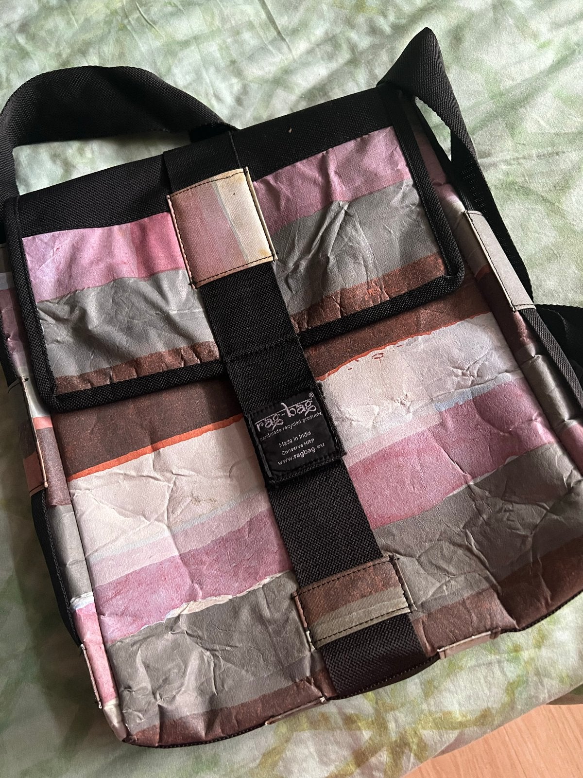 Rag-Bag schoudertasje van gerecycled materiaal, Ophalen of Verzenden, Gebruikt, Overige kleuren, Schoudertasje