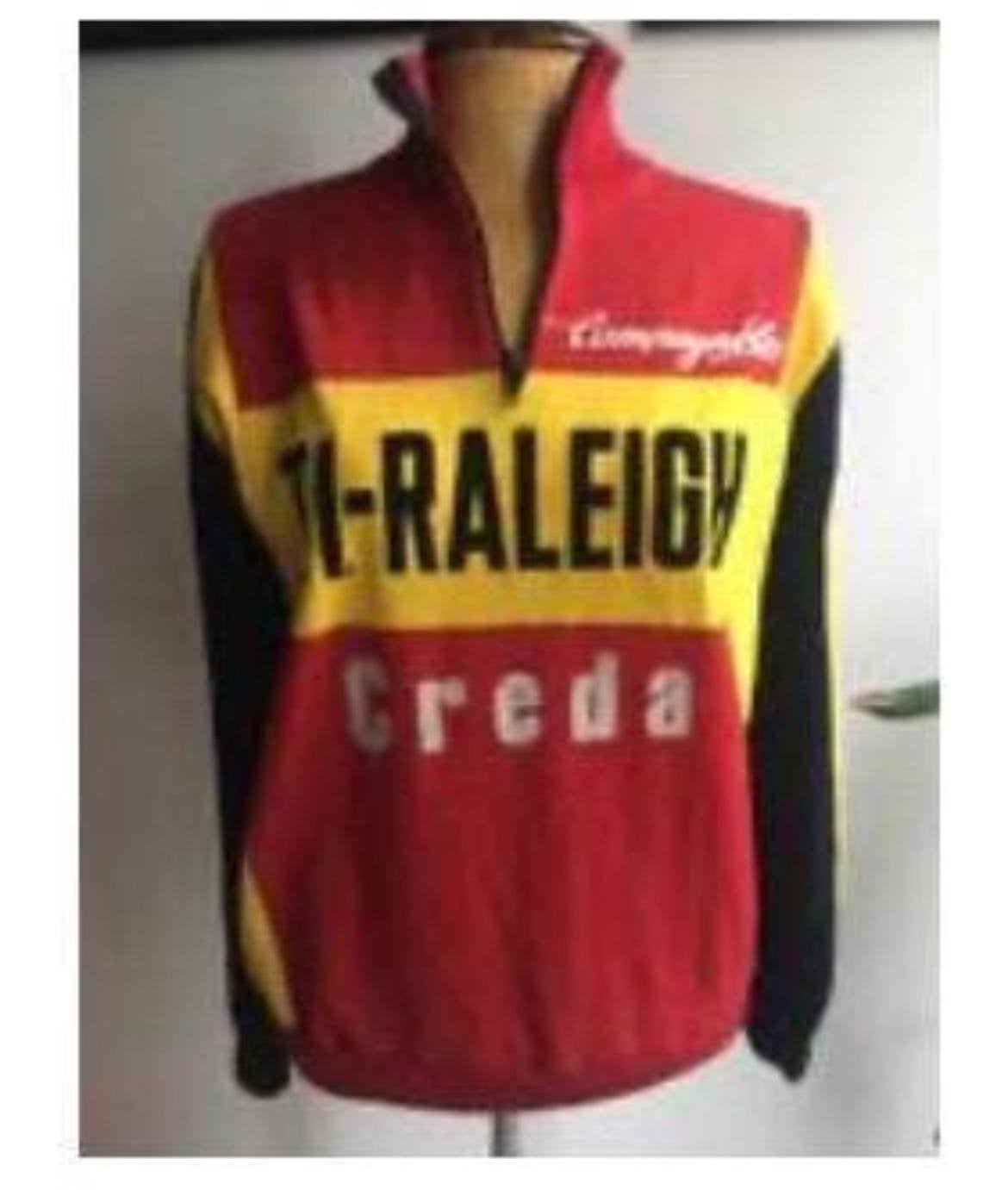 Vintage TI-Raleigh wollen fietstrui jaren '70 Maat S, Zo goed als nieuw, Dames, Bovenkleding, Ophalen