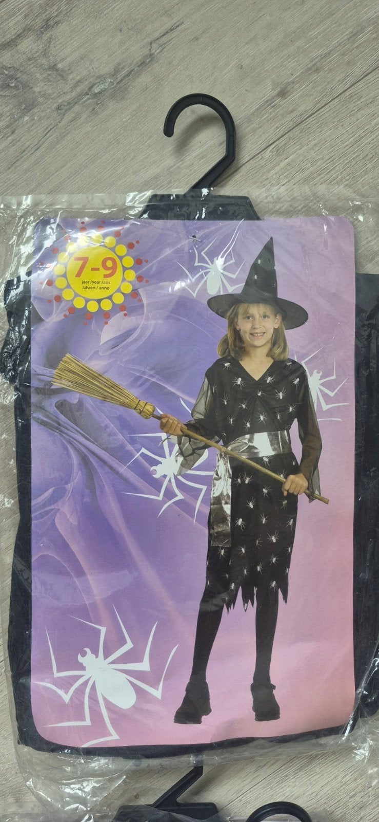 Heksenkostuum voor kinderen (7-9 jaar), Kinderen en Baby's, Carnavalskleding en Verkleedspullen, Ophalen of Verzenden