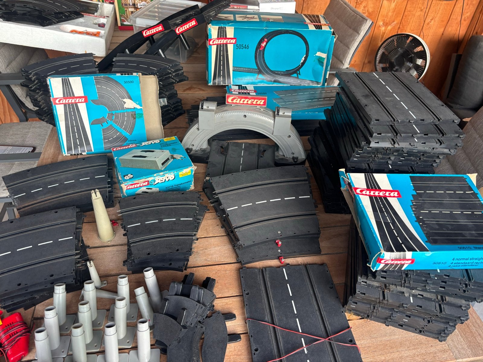 Vintage Carrera Universal Racebaan met veel onderdelen, Kinderen en Baby's, Speelgoed | Racebanen, Ophalen, Carrera, Met looping
