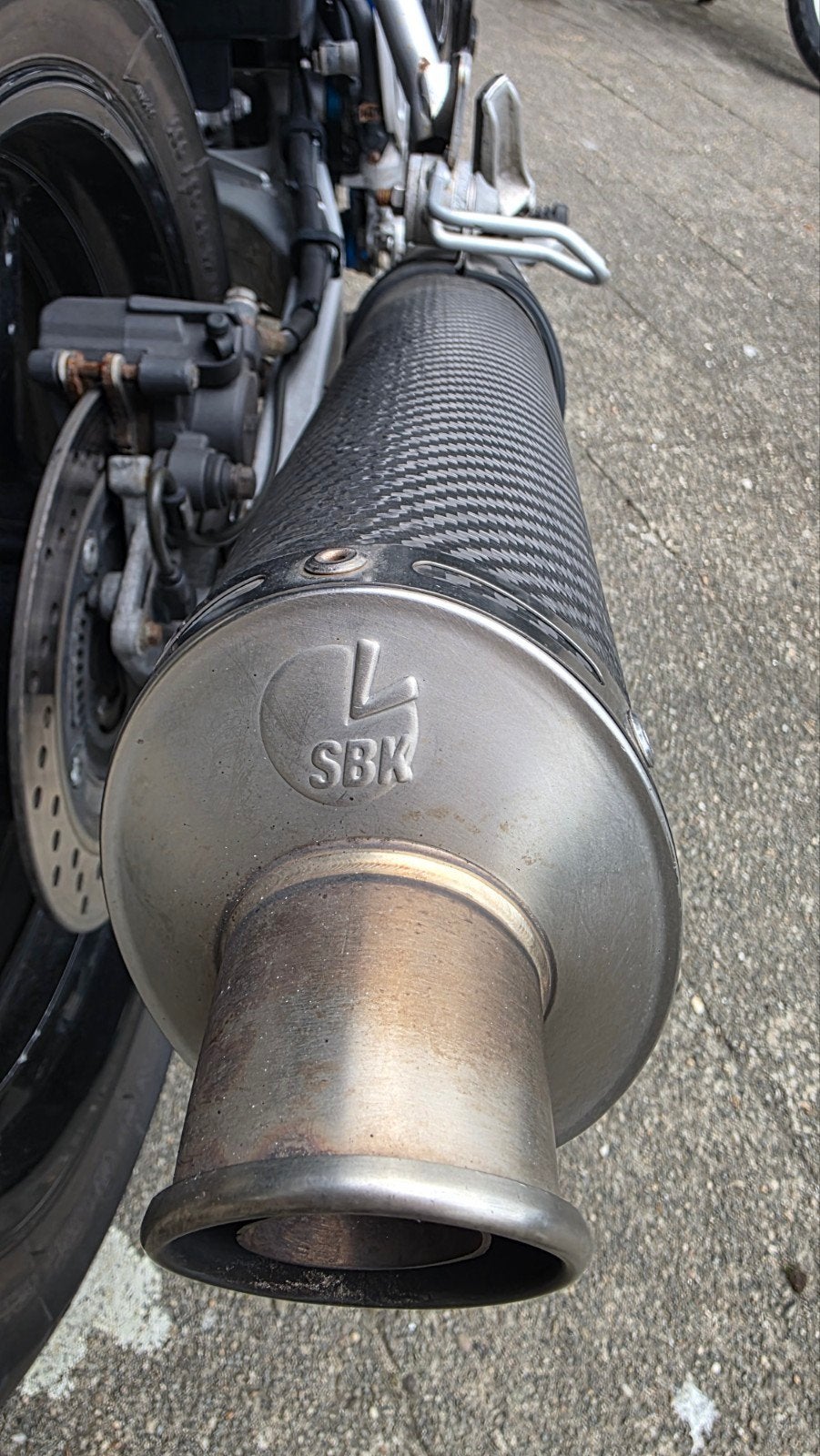 Leovince uitlaat Suzuki bandit 650, Motoren, Ophalen of Verzenden, Gebruikt