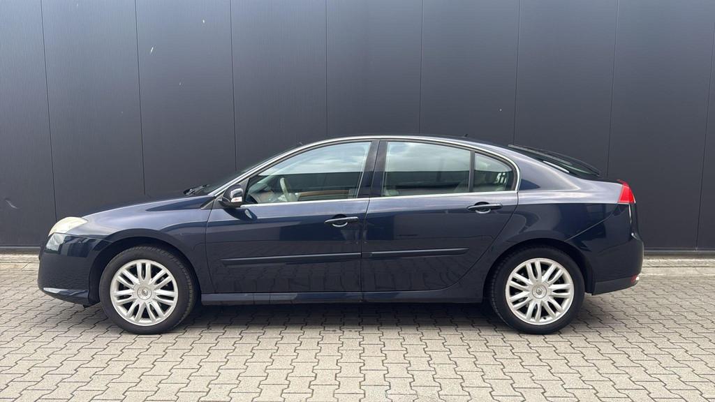Renault Laguna 2.0 16V T 170PK Initiale Aut. Leer stoelverwa, Gebruikt, 4 cilinders, Blauw, Bedrijf