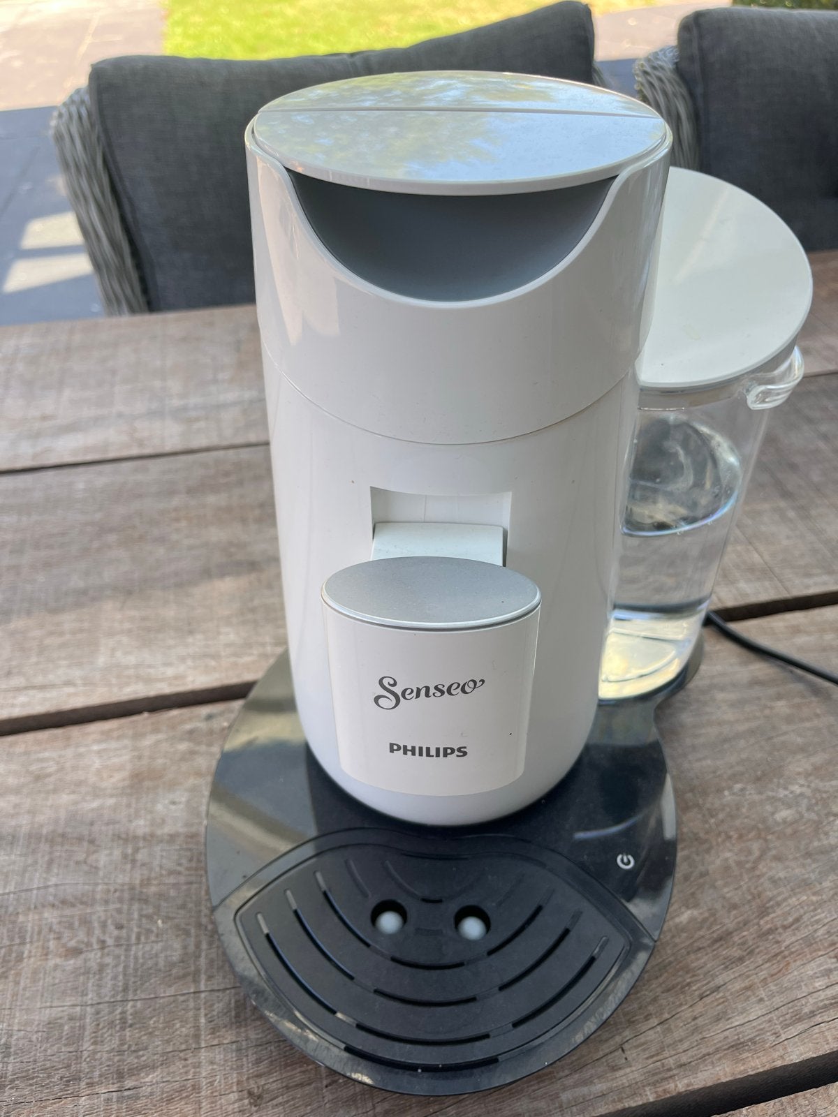 Philips Senseo met groot waterreservoir en accessoires, Ophalen, Koffiemachine, Zo goed als nieuw, 4 tot 10 kopjes
