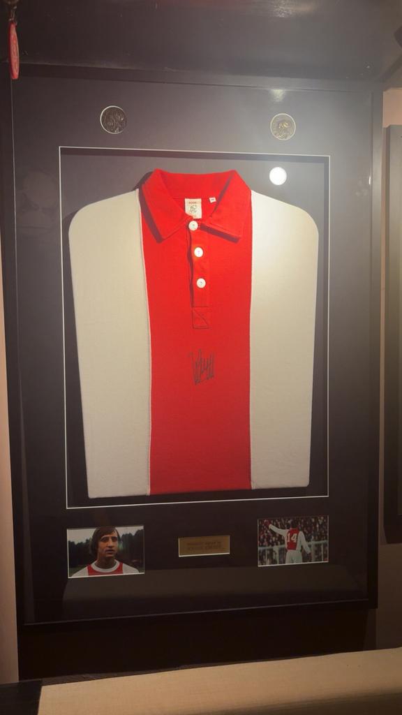 Gesigneerd shirt johan cruyff, Ophalen of Verzenden, Zo goed als nieuw, Shirt