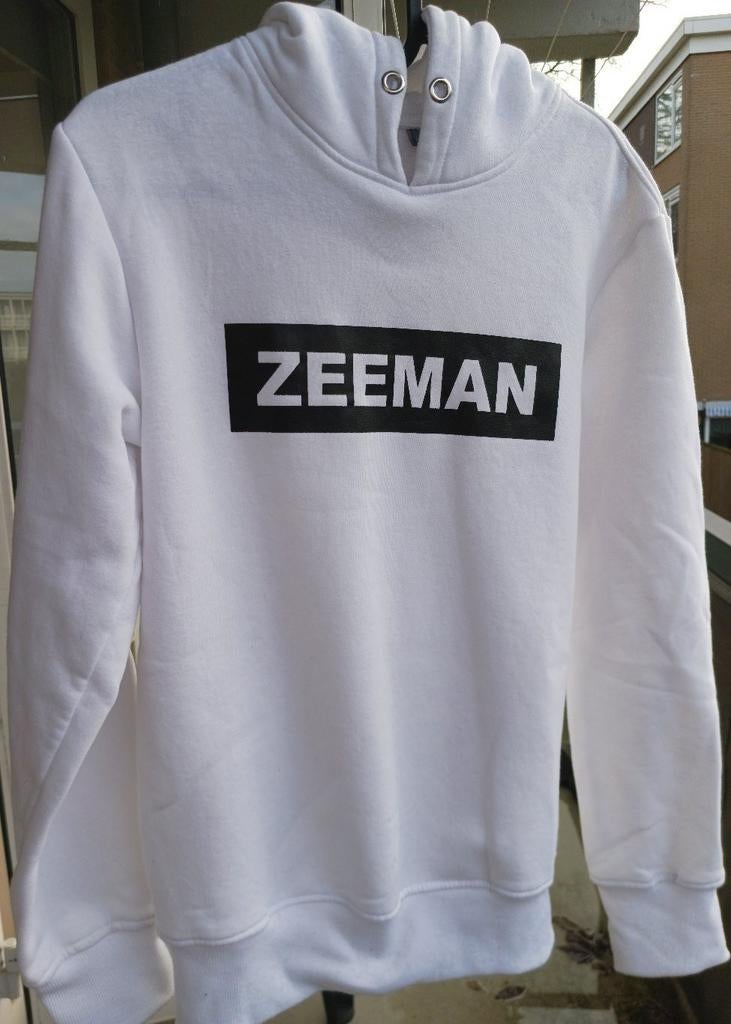 Sweater wit zeeman mt XS, Kleding | Heren, Ophalen, Wit, Gedragen, Maat 46 (S) of kleiner