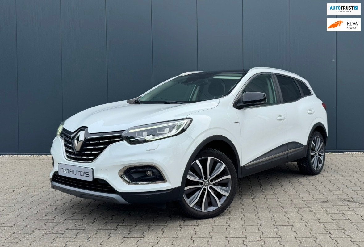 Renault Kadjar 1.3 TCe Intens BOSE EDITIE vol optie, Auto's, Kadjar, Zwart, 4 cilinders, Wit