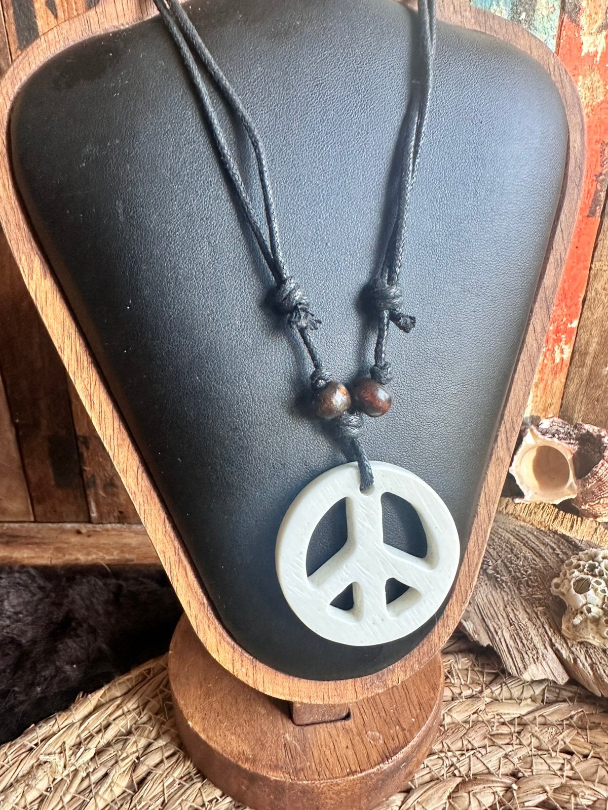 Boho Statement Ketting / Peace / Vrijheid & Positieve Vibes