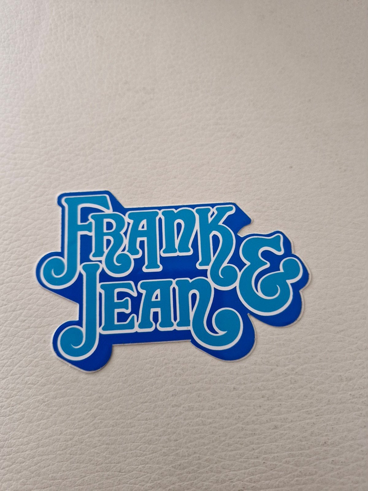 12120 Frank & Jean Sticker - Uniek Design, Verzamelen, Ophalen of Verzenden, Nieuw, Overige typen