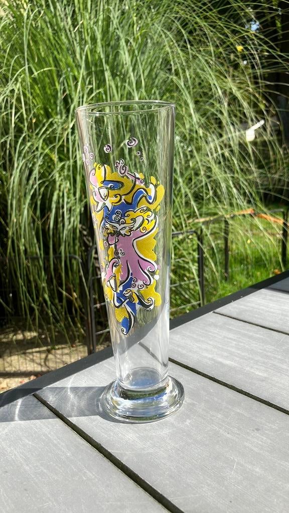 Alfa Designglas “Carneval” zonder bijbehorende doos., Ophalen of Verzenden