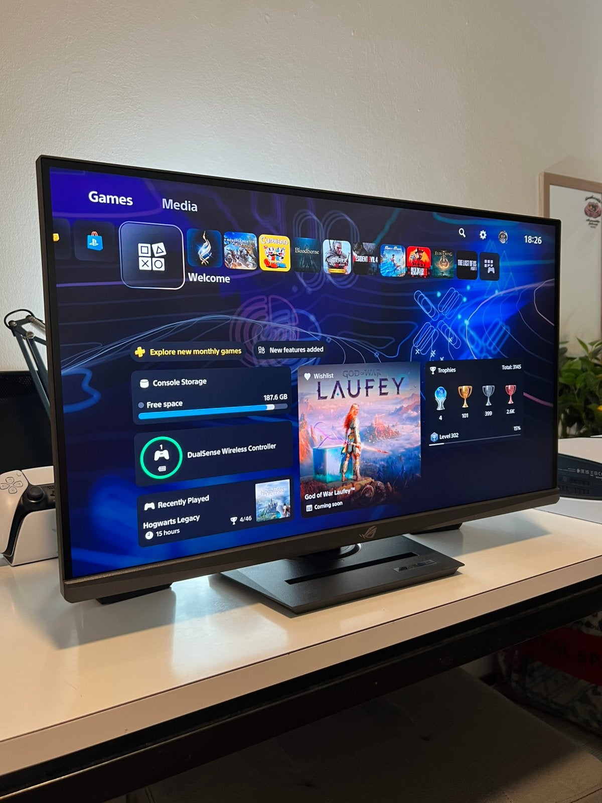 ASUS ROG Strix XG27UCS - 27 inch - (4K) - 1 ms - 160 Hz, Ophalen, Zo goed als nieuw
