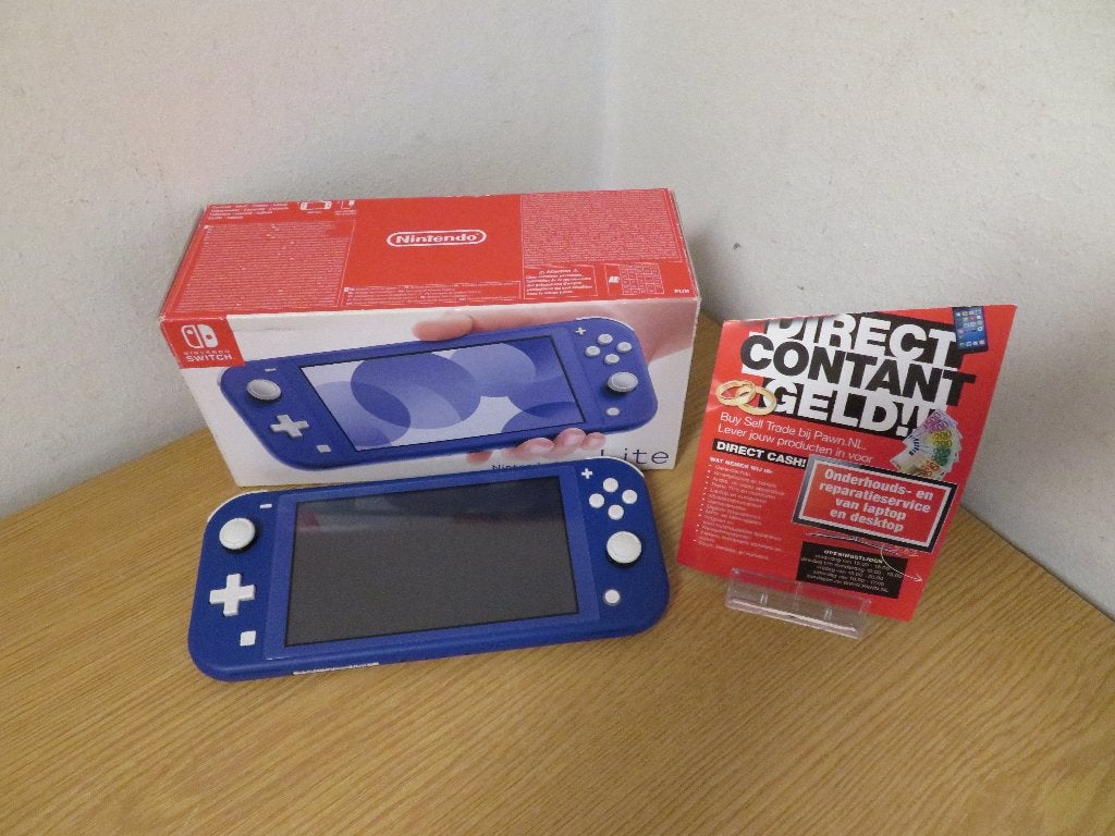 Nintendo Switch Lite Blauw | Pawn Eindhoven, Spelcomputers en Games, Spelcomputers | Nintendo Switch Lite, Ophalen, Overige kleuren