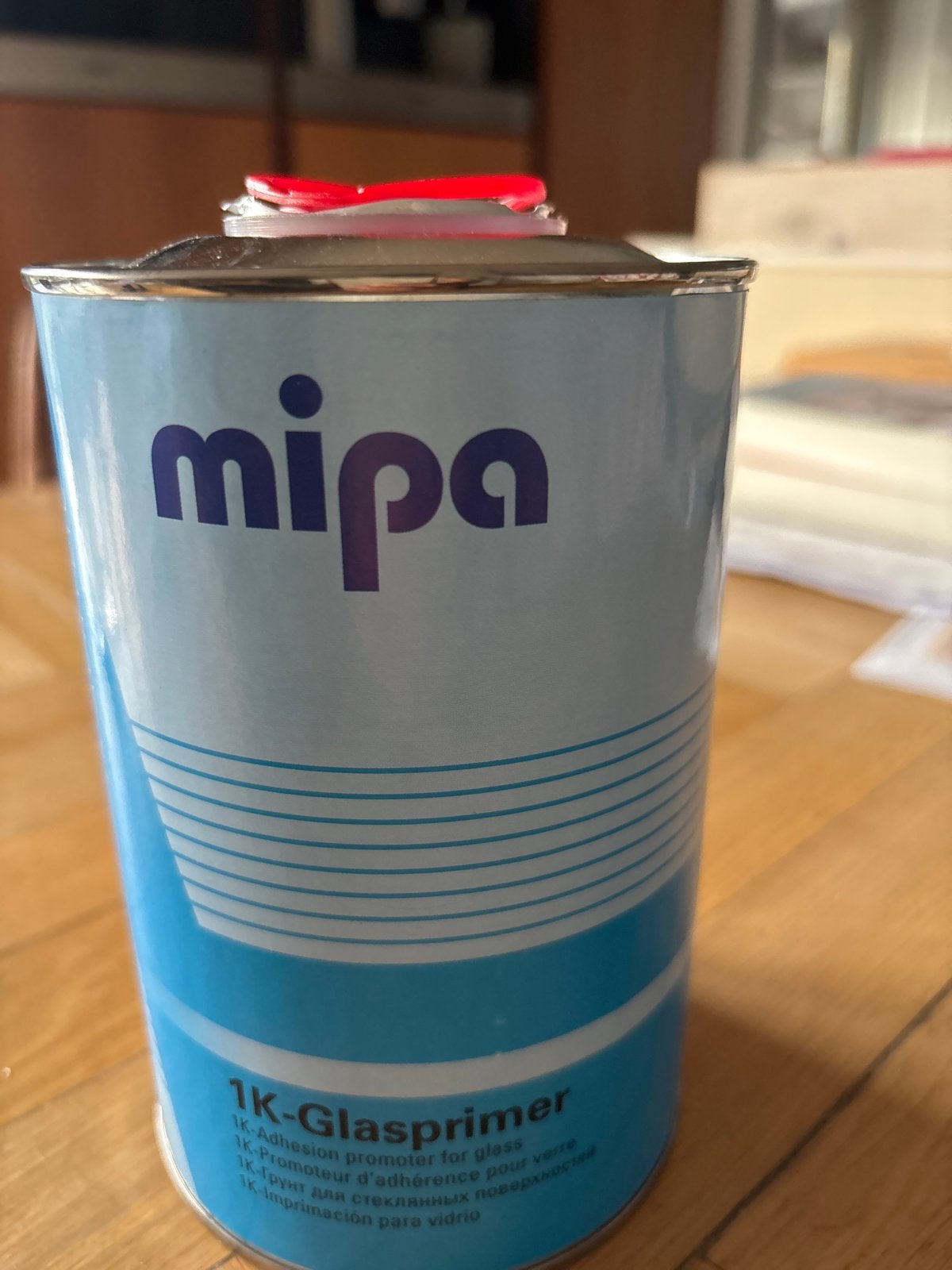 Mipa 1K Glasprimer - Hechtprimer voor glas (90% vol), Doe-het-zelf en Verbouw, Minder dan 5 liter, Ophalen, Gebruikt, Verf