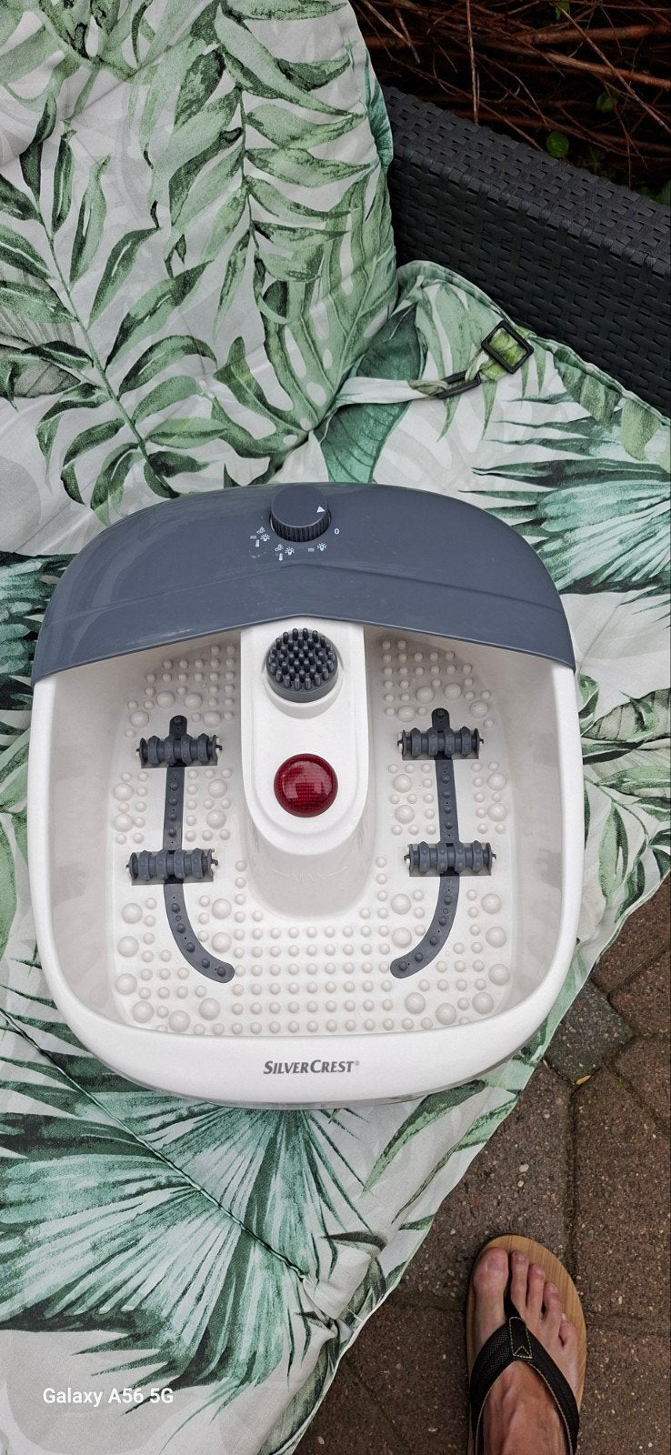 Silvercrest Voetenspa met bubbels, infrarood en voetroller, Ophalen of Verzenden