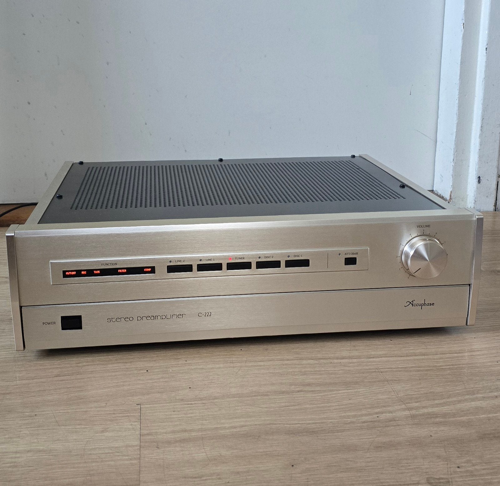 Accuphase C-222 Stereo Voorversterker - Vintage Hifi, Ophalen of Verzenden