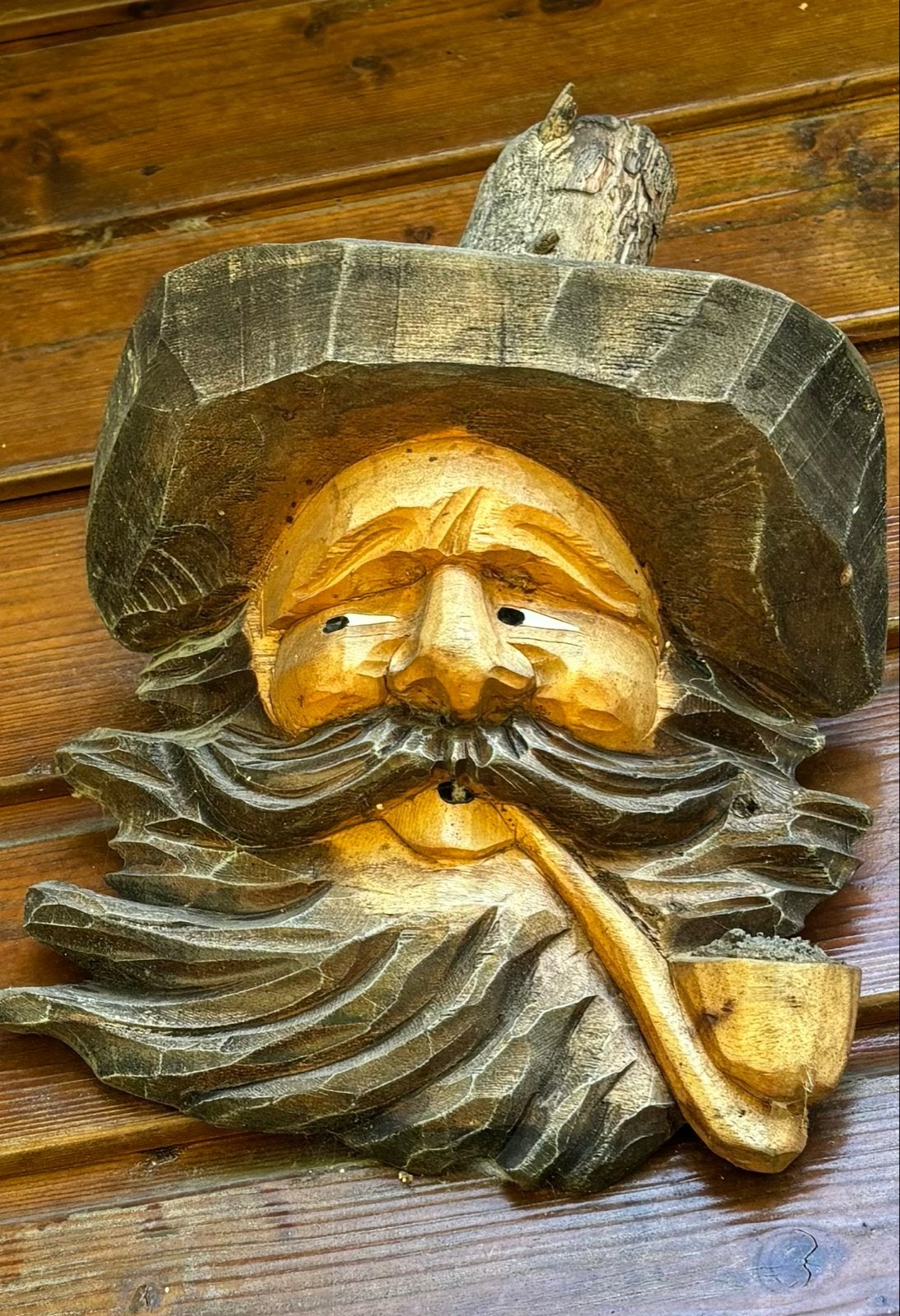 Set van 6 Tiroler sculpturen,, Houtsnijwerk, Ophalen of Verzenden, Handgemaakt, 20 - 50 cm