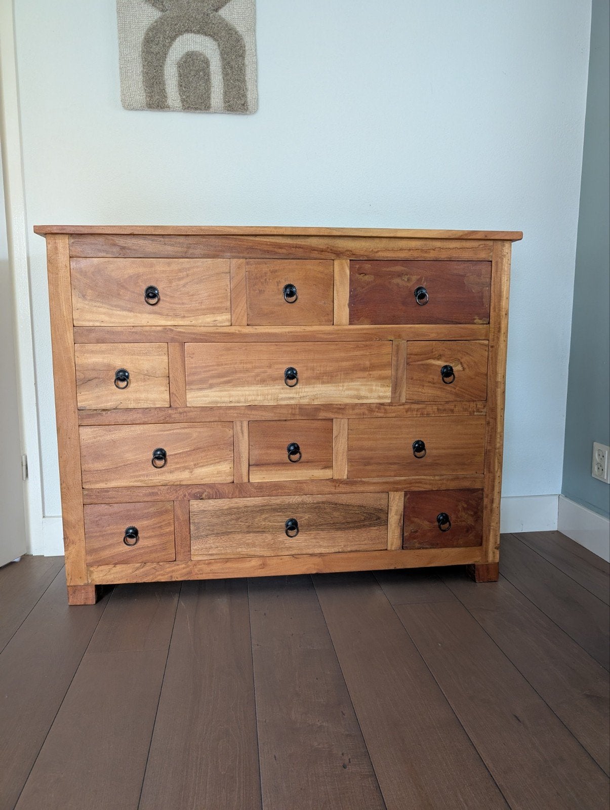 Vintage Ladekast, Ophalen, Gebruikt, 100 tot 150 cm, 5 laden of meer