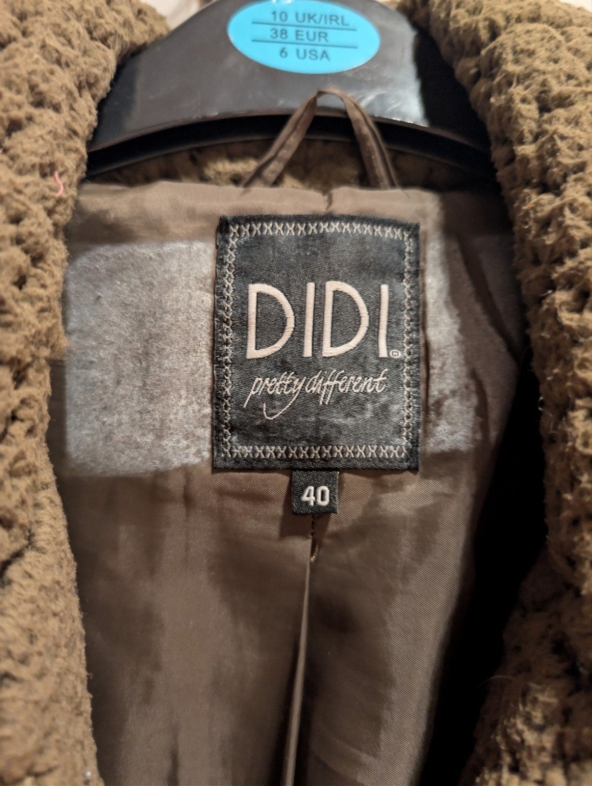 DIDI Teddy Jas Maat 40 - Zo goed als nieuw, Maat 38/40 (M), DIDI, Ophalen of Verzenden, Gedragen