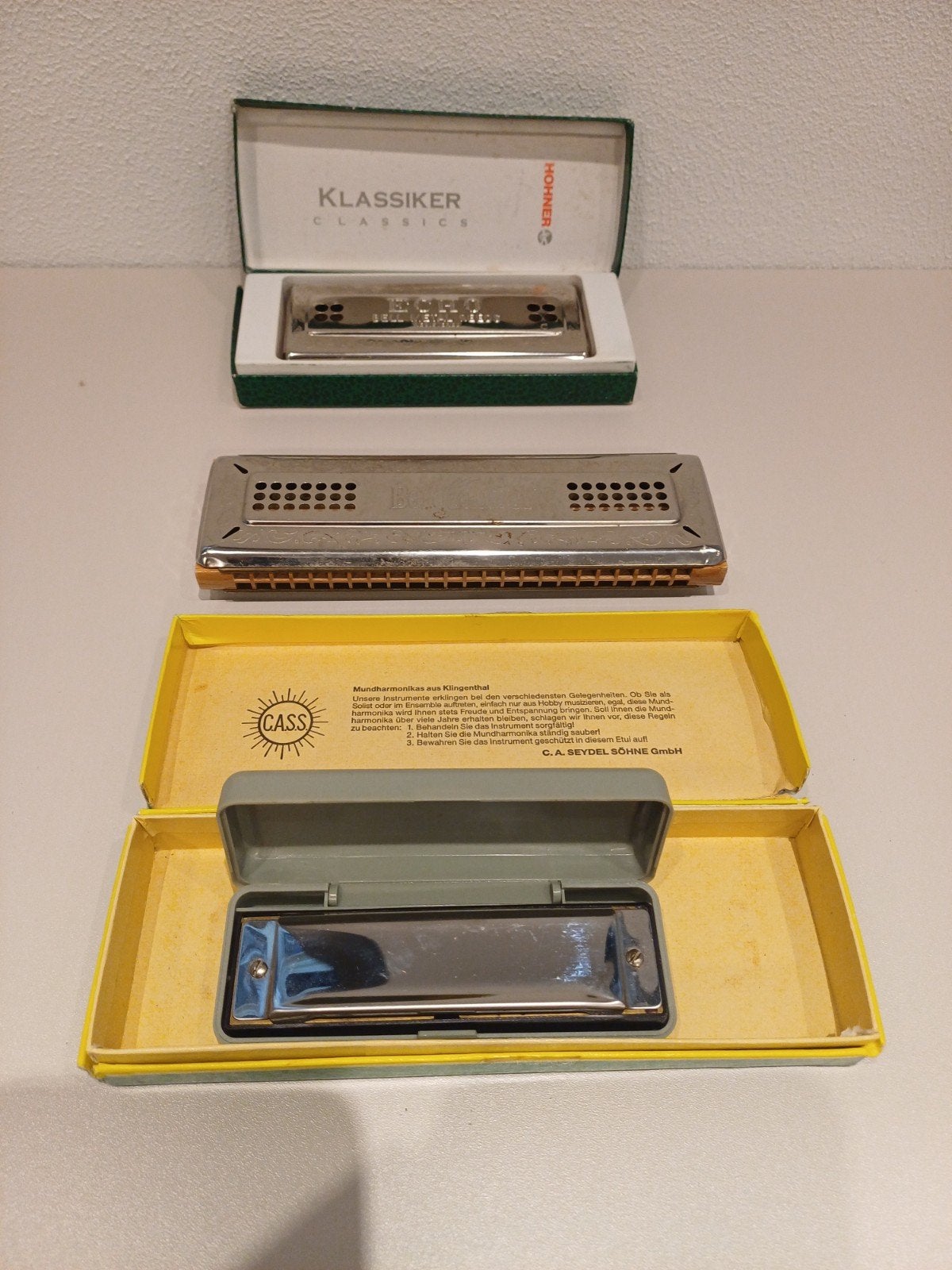 Mondharmonica 3 x, Muziek en Instrumenten, Ophalen