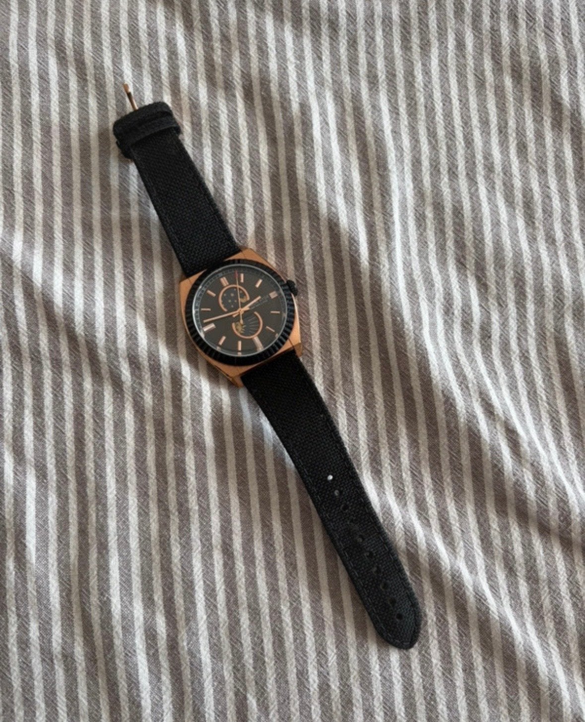 Jason hyde polshorloge heren, Overige merken, Overige materialen, Leer, Polshorloge