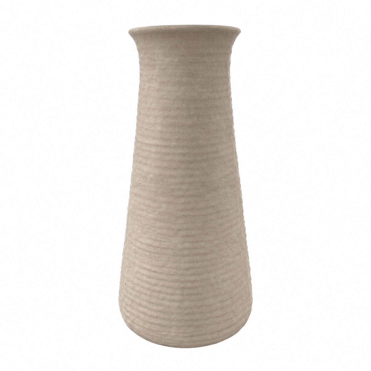 Vintage W-Germany Jasba vaas 51011/22, Beige, Ophalen of Verzenden, Zo goed als nieuw, 22 cm