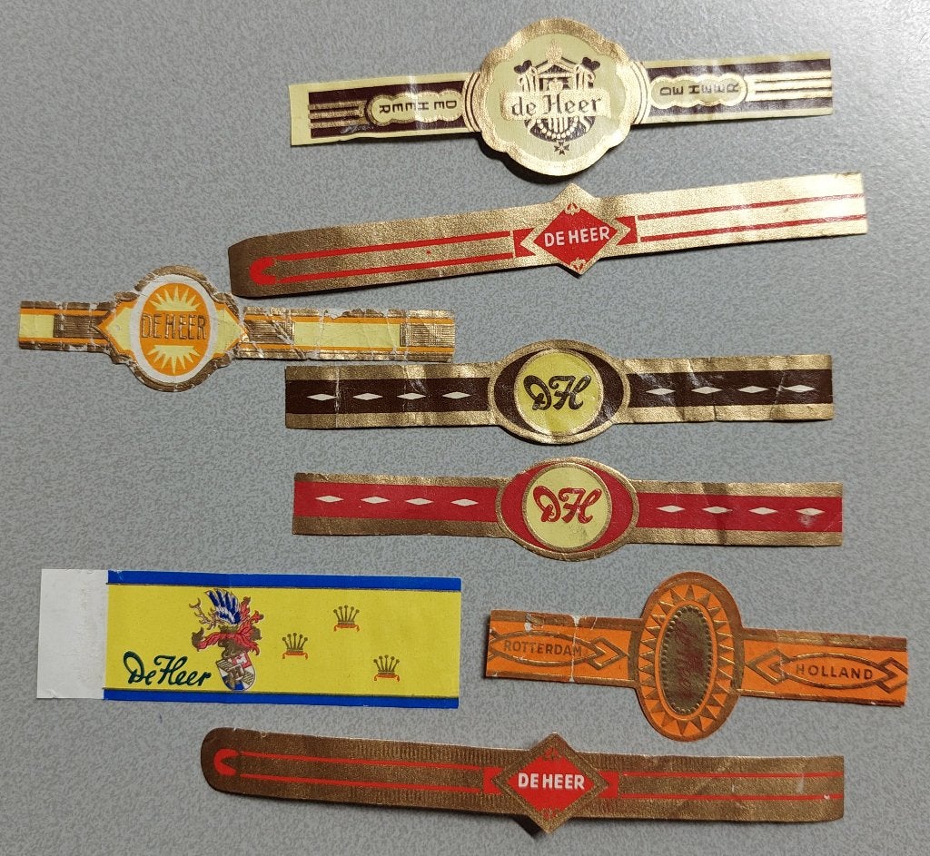 Sigarenbandjes, Ophalen of Verzenden, Gebruikt, Sigarenbandjes