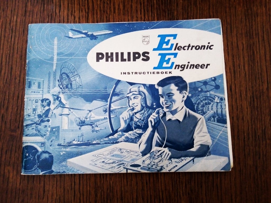 2x Originele Philips EE -8-20-Handleidingen constructiedozen, Ophalen of Verzenden, Gelezen, Philips Nederland n.v.