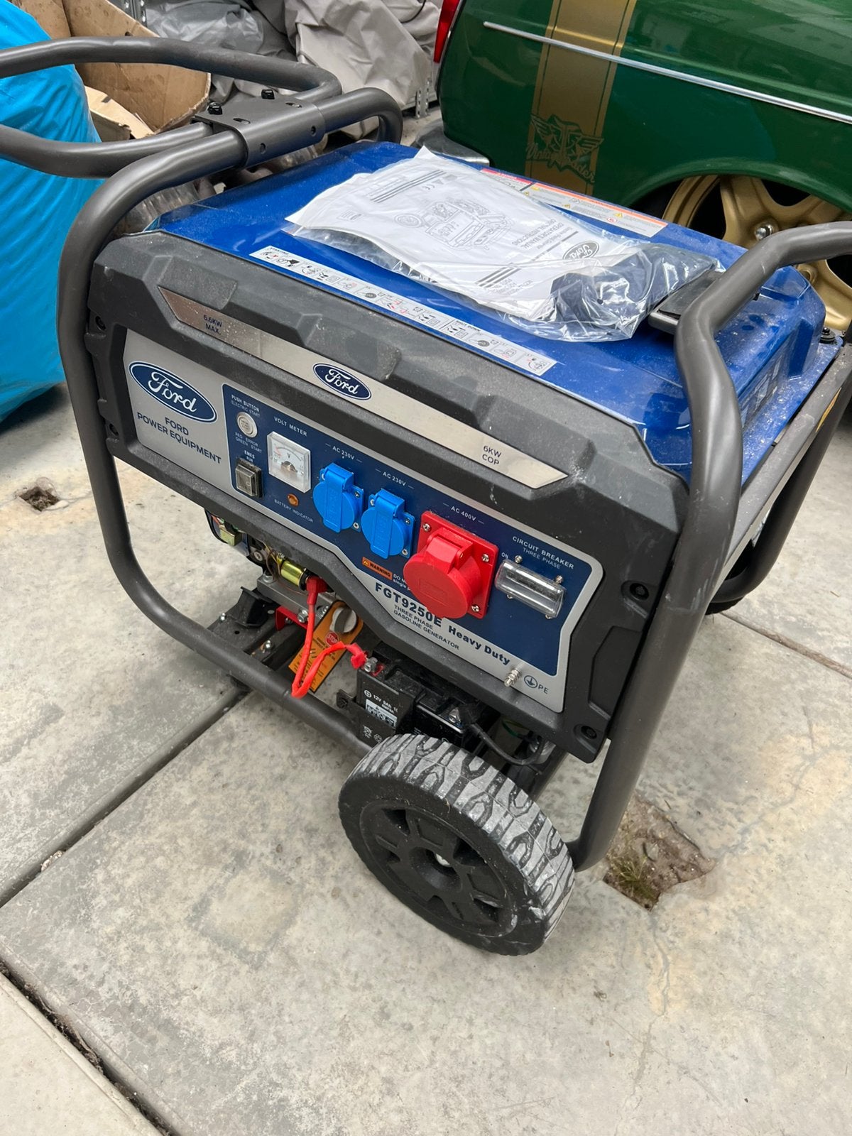 Aggregaat Ford  6 kw met 20 draai uren, Ophalen of Verzenden, Zo goed als nieuw, Minder dan 5 kVA, Benzine