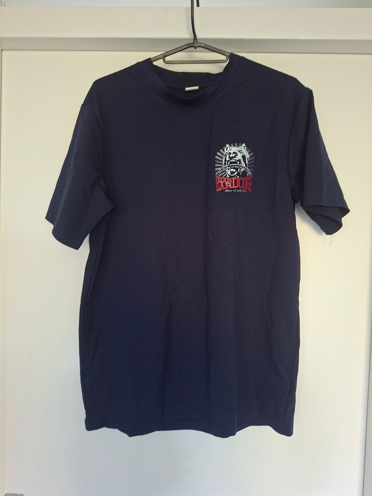 t'shirt 100% hardcore  maat m, Ophalen of Verzenden, Zo goed als nieuw, Zwart