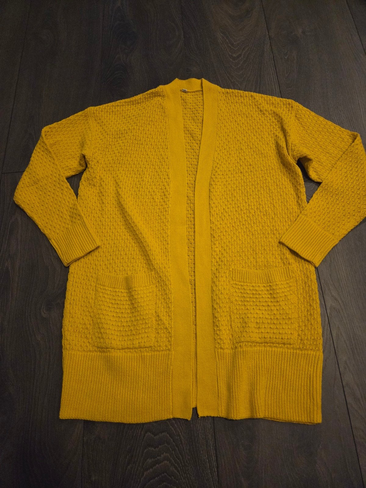 Hema - vest gebreid, Maat 38/40 (M), Geel, Ophalen of Verzenden, Zo goed als nieuw