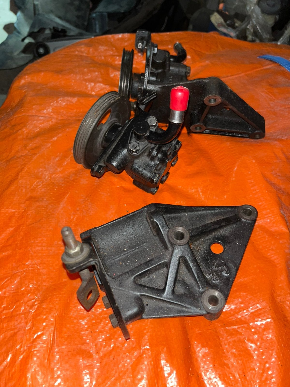Stuurpomp met beugel. Nissan 200sx s13 CA18DET, Auto-onderdelen, Motor en Toebehoren, Ophalen, Gebruikt, Nissan