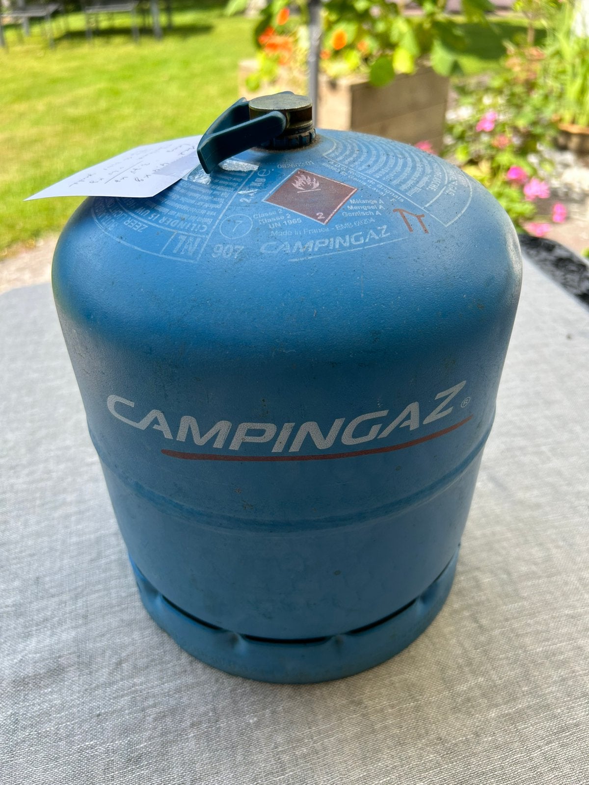 Campingaz gasfles 907 (2 stuks) - Gedeeltelijk gevuld, Ophalen, Gebruikt