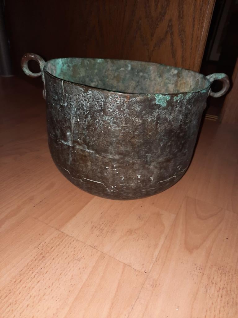 Brons kookpot romeins bronstijd, Ophalen of Verzenden