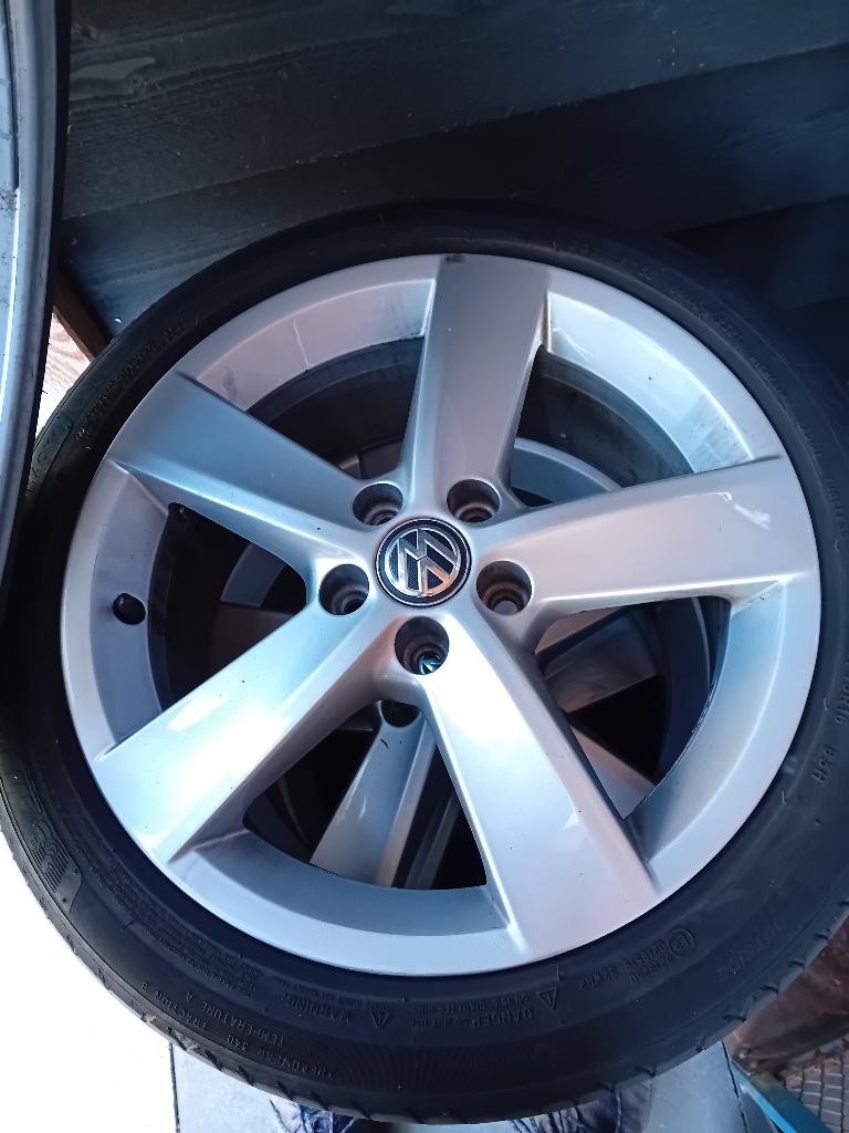 4 X 16" VELGEN STEEK 5X100, Ophalen, Gebruikt, Velg(en), 16 inch