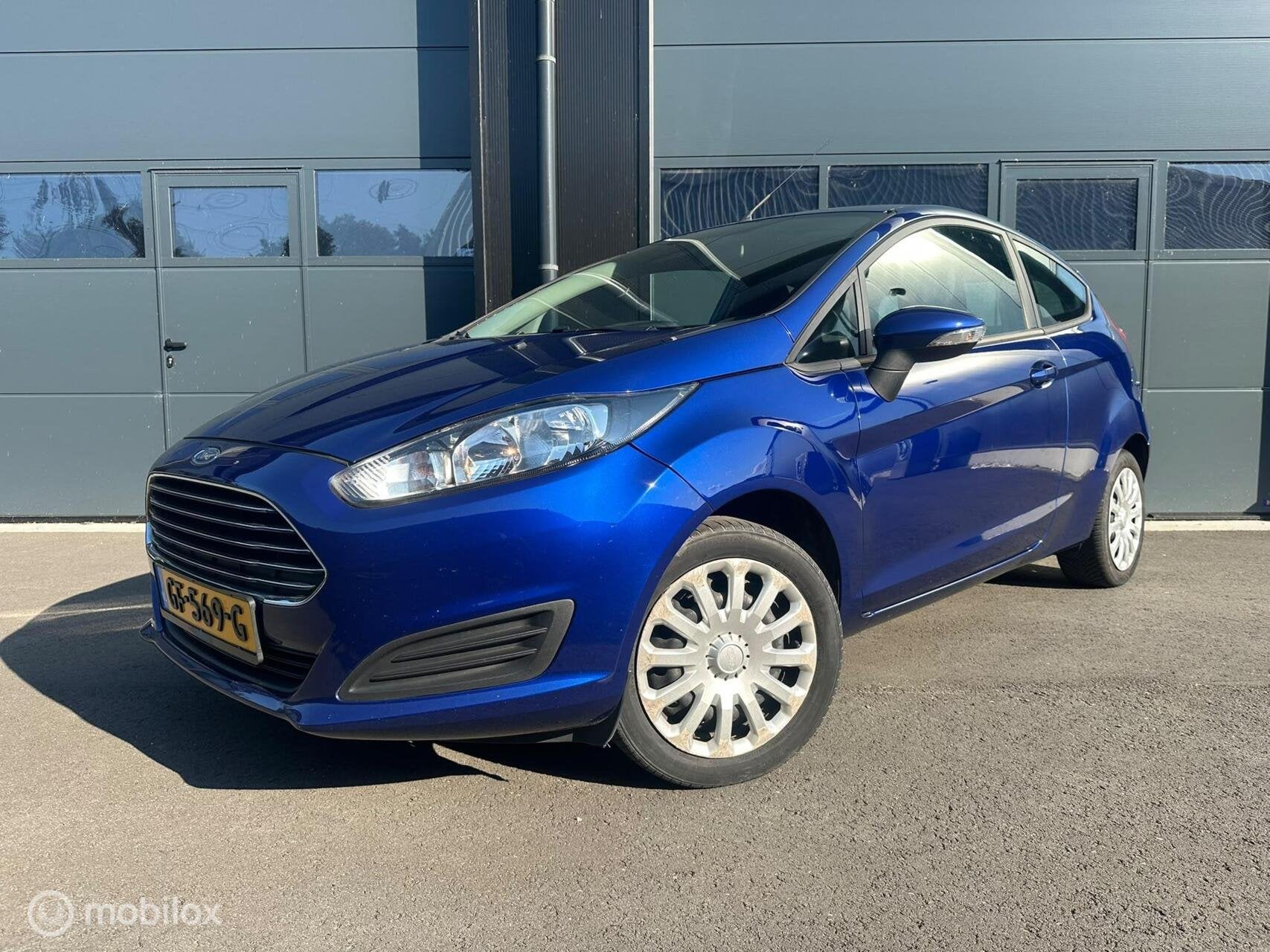 Ford Fiesta 1.0 Style, Auto's, Stof, Gebruikt, 525 kg, Blauw