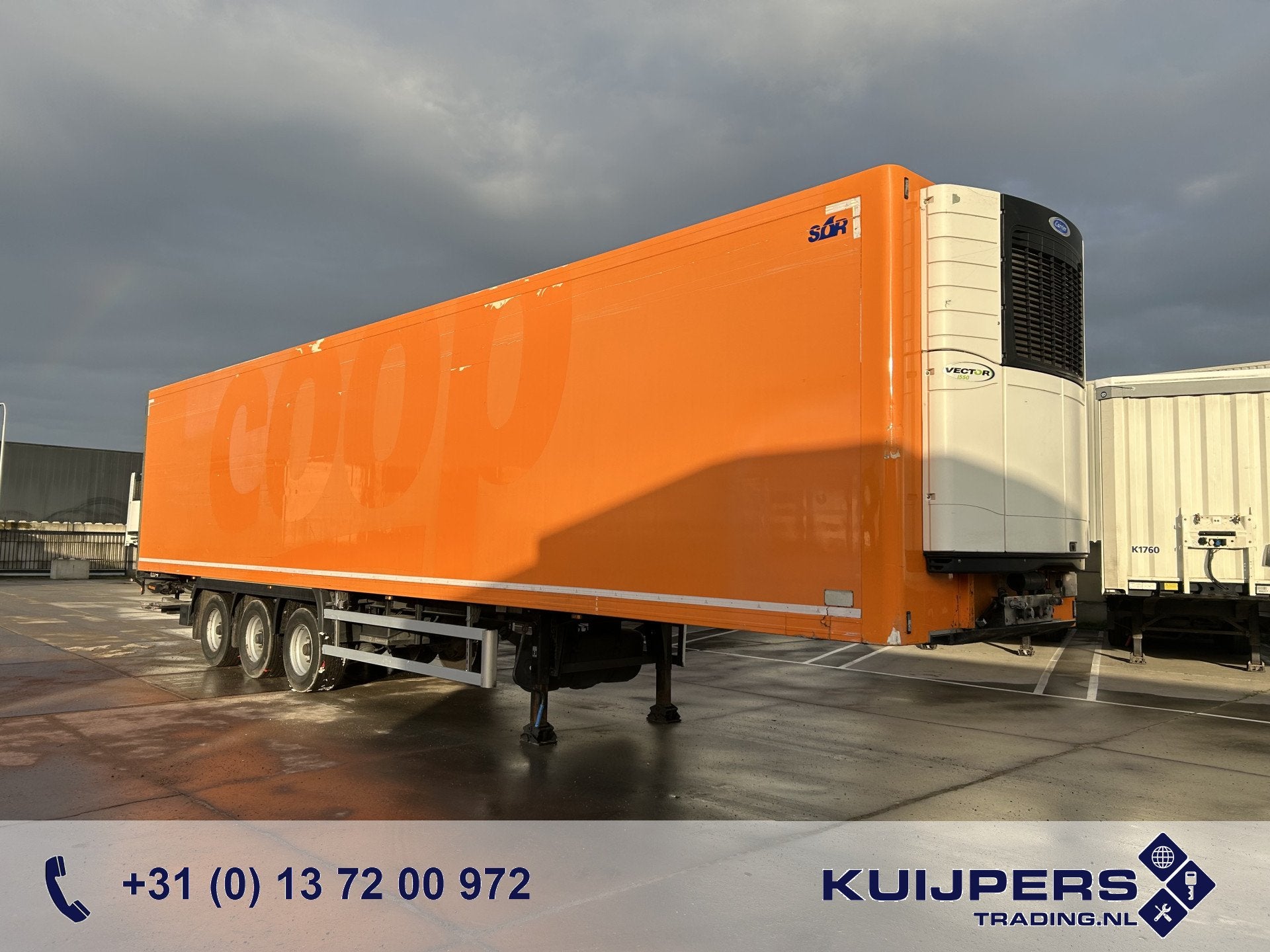 Krone / SOR Iberica -S3E / Carrier Vector 1550 / KuhlKoffer, Overige kleuren, Overige brandstoffen, Origineel Nederlands, Bedrijf