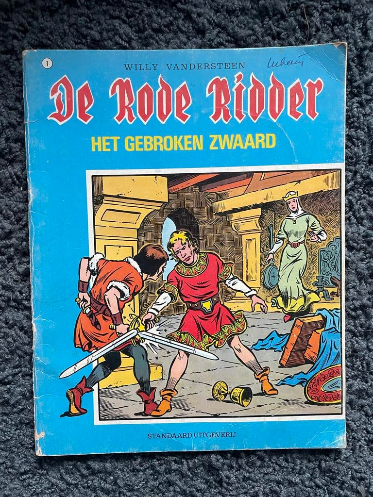 De Rode Ridder - Het Gebroken Zwaard (1e druk), Boeken, Eén stripboek, Ophalen of Verzenden, Gelezen