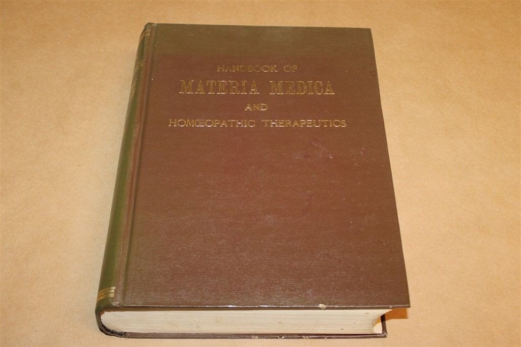 Handbook of Materia Medica — Homeopathie Naslagwerk 1979, Boeken, Ophalen of Verzenden, Gelezen