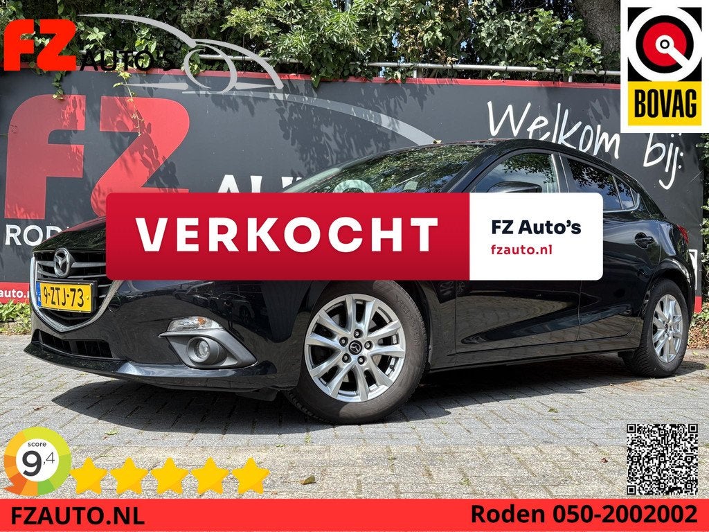 Mazda 3 2.0 TS+ - Navigatie - Climate Controle - Trekhaak -, Auto's, Mazda, Bedrijf, Te koop, ABS, Airbags, Airconditioning, Alarm