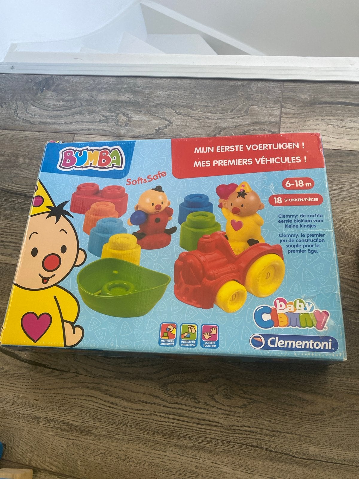 Bumba Baby Clemmy Mijn Eerste Voertuigen - Soft & Safe, Ophalen of Verzenden, Nieuw, Overige typen, Met wieltjes