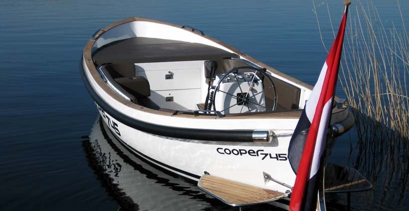 Cooper 745 sloep 29 pk Yanmar, Watersport en Boten, Sloepen, Ophalen of Verzenden, Cooper, Diesel, Boegschroef
