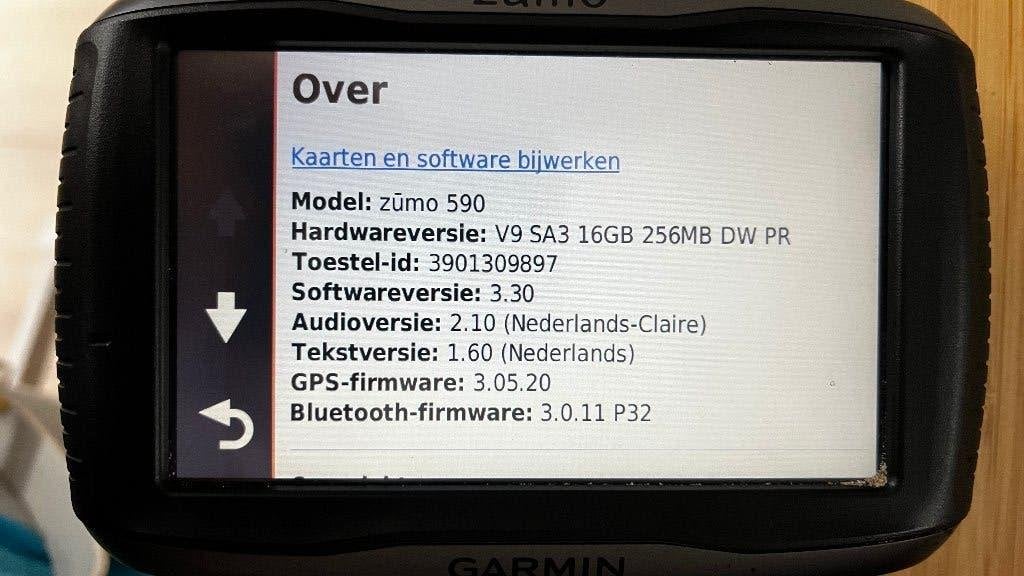 Garmin Zumo 590 LM (Lifetime maps) moto GPS, Motoren, Ophalen of Verzenden, Gebruikt