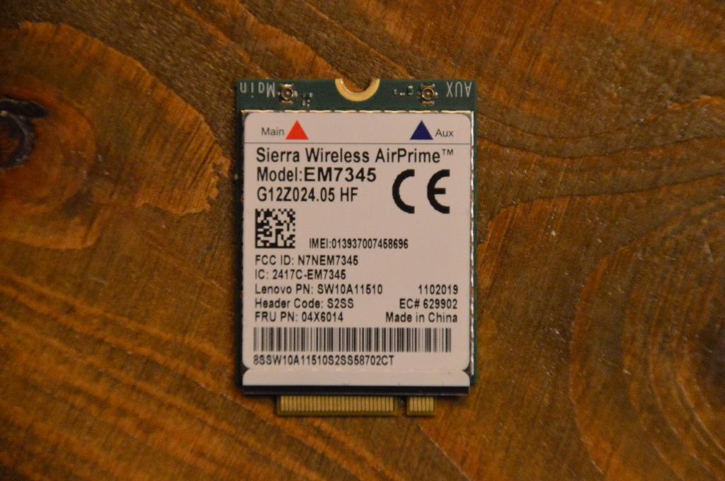 Sierra Wireless AirPrime EM7345 4g module, Ophalen of Verzenden, 14 inch
