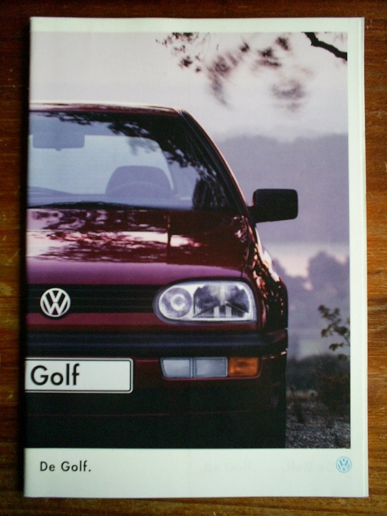 VW De Golf o.a. GT / GTD / Syncro 1 / 1995 44 pag., Verzenden, Zo goed als nieuw, Volkswagen