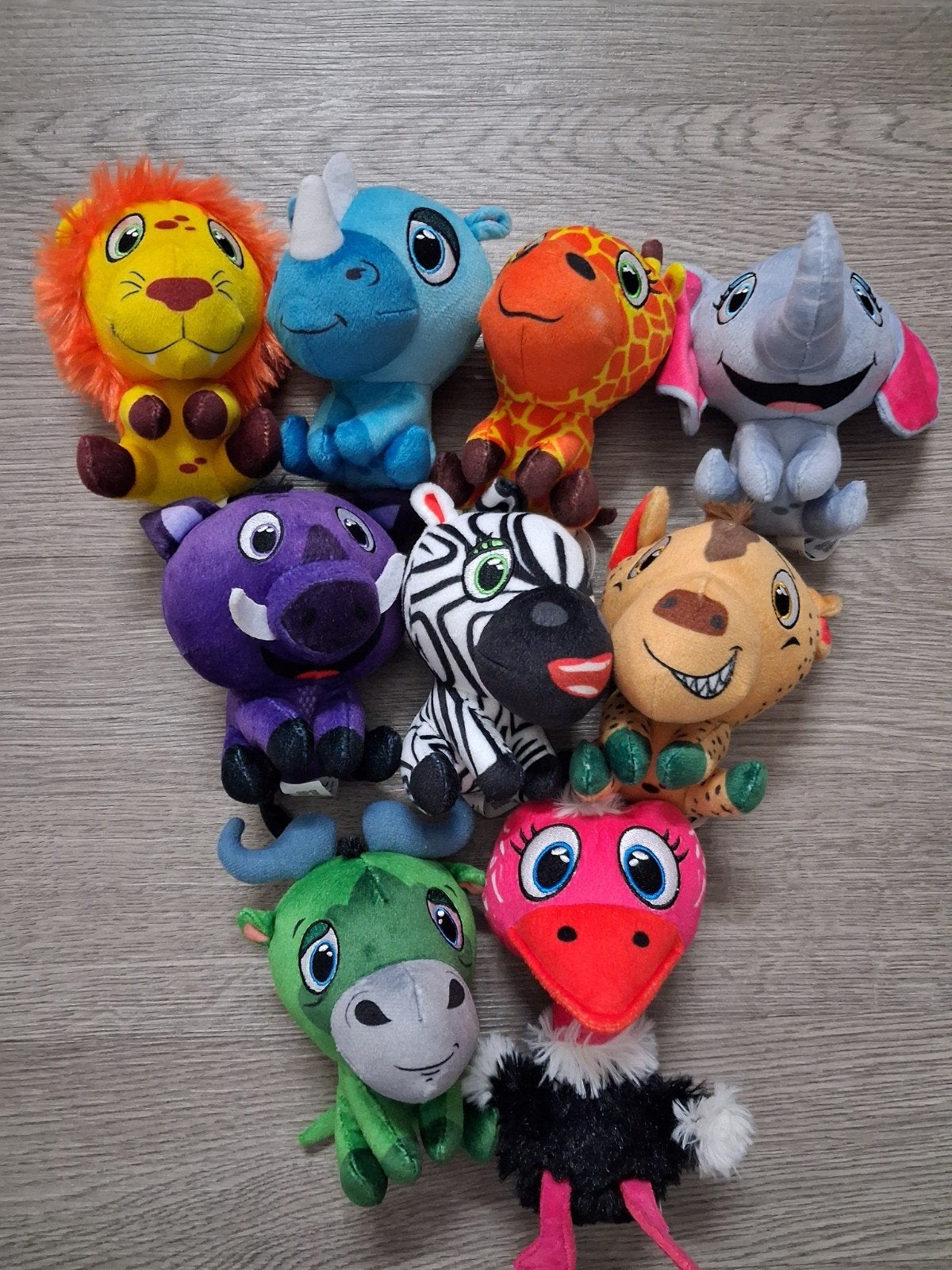 Knuffels Lidl Safari mini's supermarkt L1798, Ophalen of Verzenden, Zo goed als nieuw, Overige typen