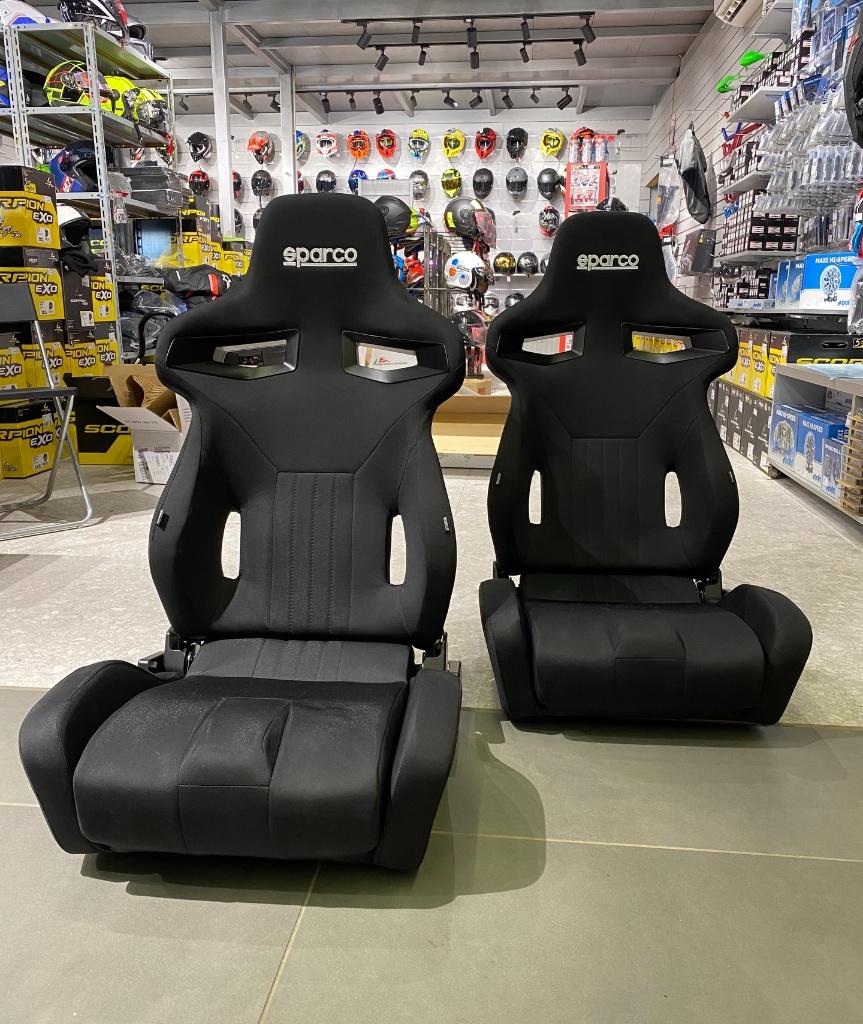 Sparco R333 Zwart Kuipstoel Sportstoel Racestoel, Ophalen of Verzenden