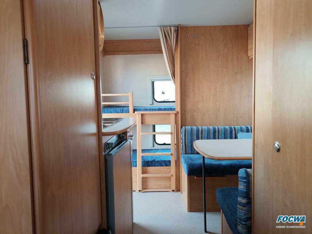 Caravelair Antares Luxe 426 TK Stapelbed Dwarsbed Zit Te, Caravans en Kamperen, Caravans, Bedrijf, Treinzit, 750 - 1000 kg, Caravelair