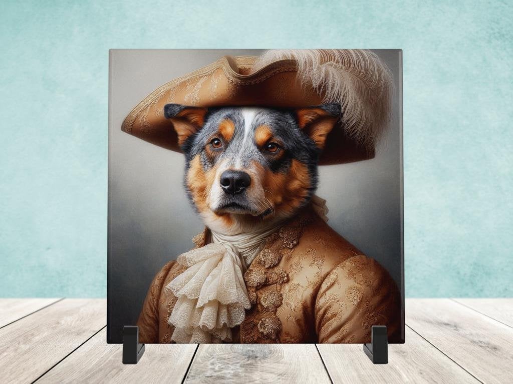 Barok Stijl - Cattle Dog tegel, Verzenden, Nieuw