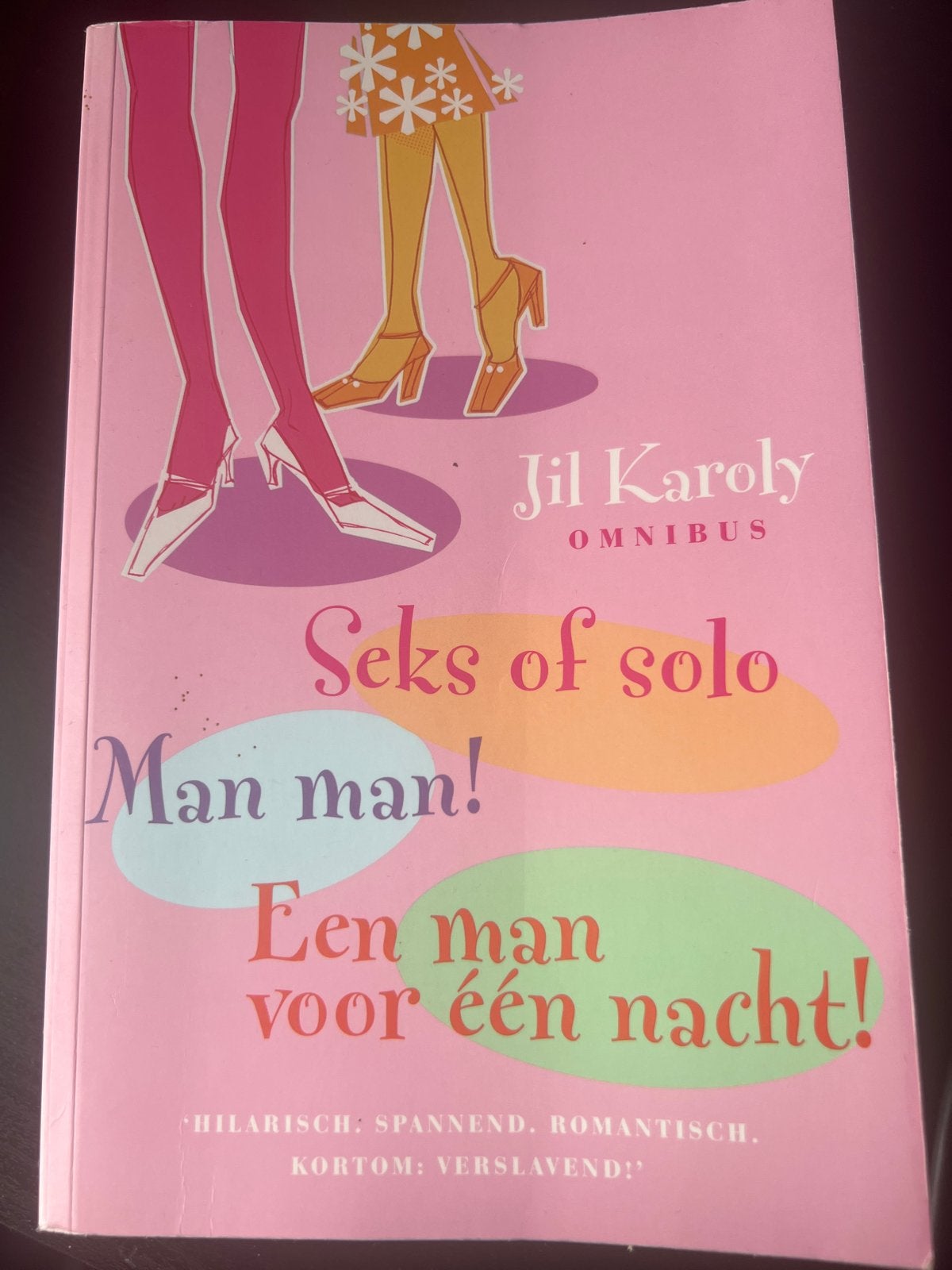 Jil Karoly Omnibus: Seks of solo, Man man!, Een man voor één, Boeken, Ophalen of Verzenden, Gelezen
