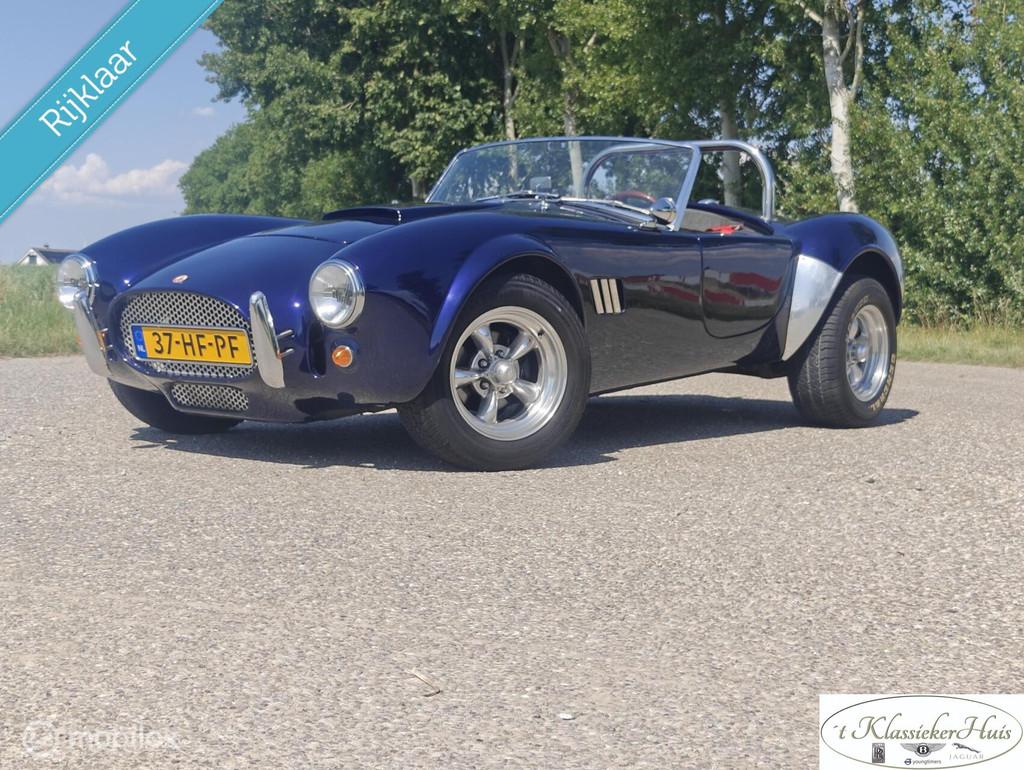 AC Cobra Pilgrim replica 2.9 v6, Auto's, Achterwielaandrijving, Zwart, Cabriolet, Blauw